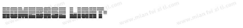 Homebase Light字体转换
